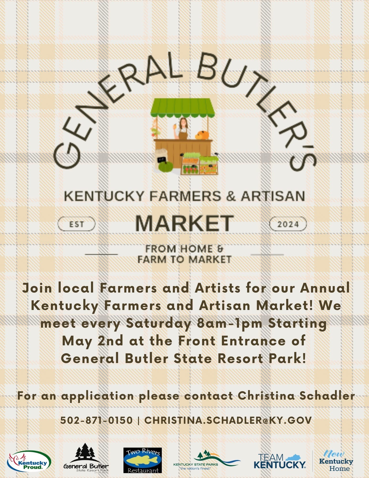 Kentucky Farmer & Artisan Market Flyer 2026